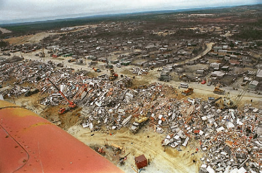 Результаты землетрясения 27 мая 1995