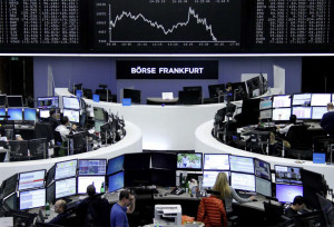 Экран фондовой биржи