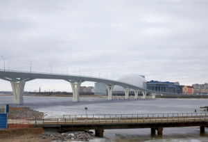Визуализация моста между Крестовским островом и Приморским районом