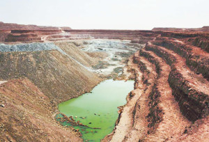 Урановый рудник Tamgak в департаменте Арлит, Республика Нигер