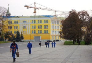 14 корпус Кремля в процессе реконструкции, 2014 год