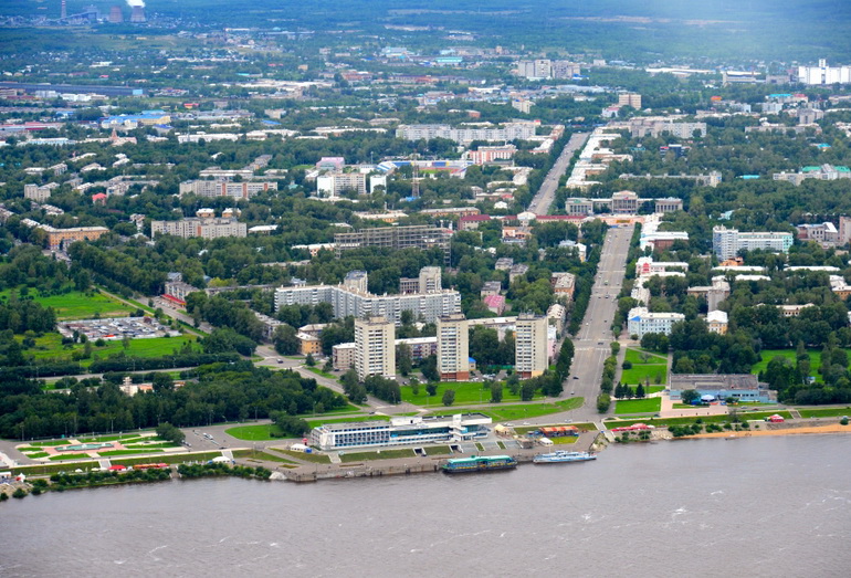 Панорама Комсомольска-на-Амуре
